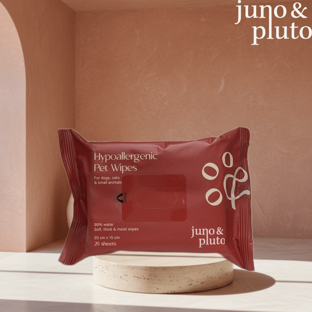 Juno & Pluto Hypoallergenic Pet Wipes – 50 Packs + Free Towel